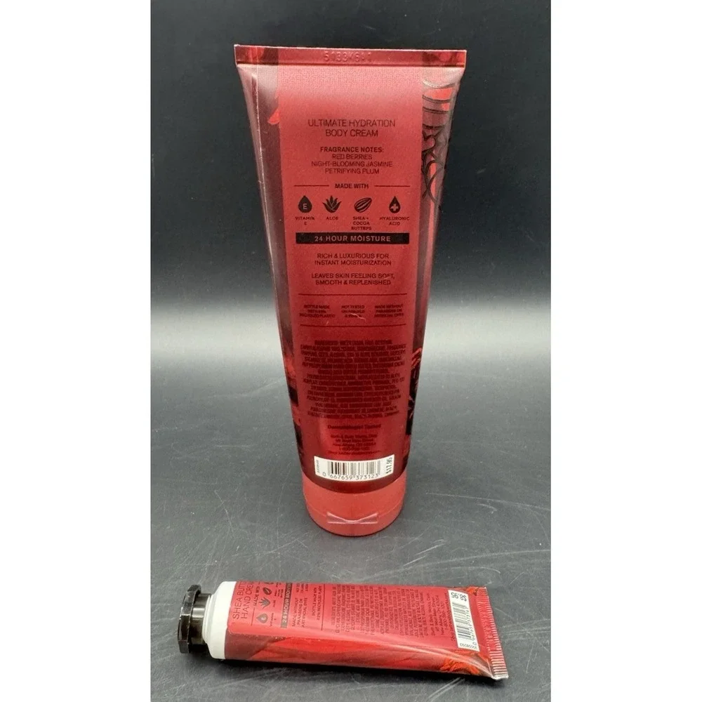 Bath & Body Works Vampire Blood Body Cream and Hand Cream Set Halloween
